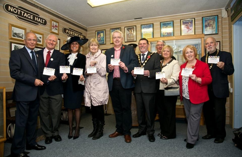 Altaf Hussain Porthcawl Bridgend Carwyn Jones AM Museum