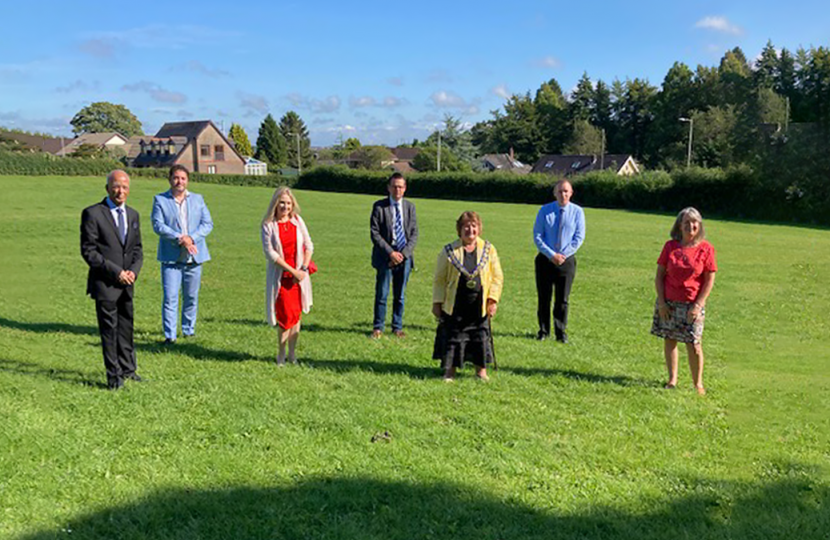 Altaf and Colleagues at Pen-y-fai field