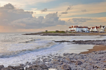 Porthcawl beach and esplanade